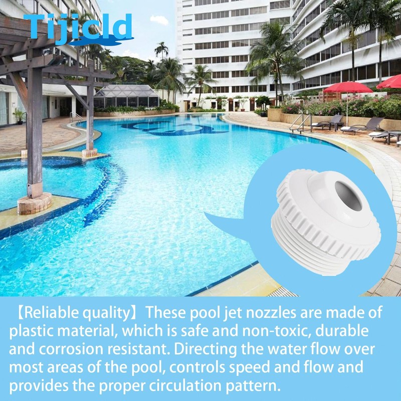 SP1419D Pool Spa Directional Flow Hydrostream Return Jet Fitting White