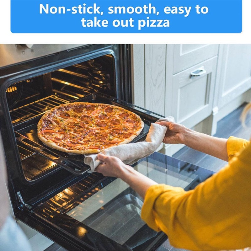 HANABASS Pizza Pan with Holes 16 Inch Stainless Steel Mesh