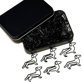 Cute Paper Clips, 60 PCS Dachshund Dog Shaped Paper Clips Animal Bookmarks Clips, Assorted Colors, Fun Office Gifts for Women Men Coworkers Teachers Students Girls Boys Dog Lovers
