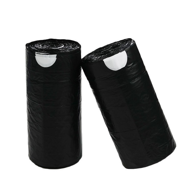 Dynko Small Bin Liners Bags, 10 Liter Drawstring Trash Bag,