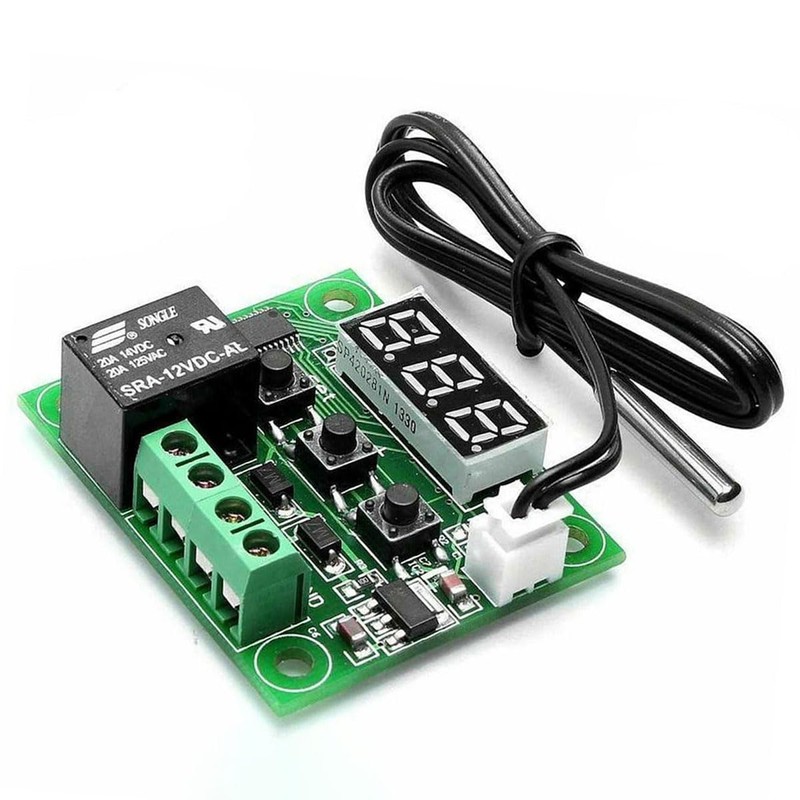 UMTMedia® -50-110°C W1209 12V Digital Thermostat Sensor Temperature Control Switch