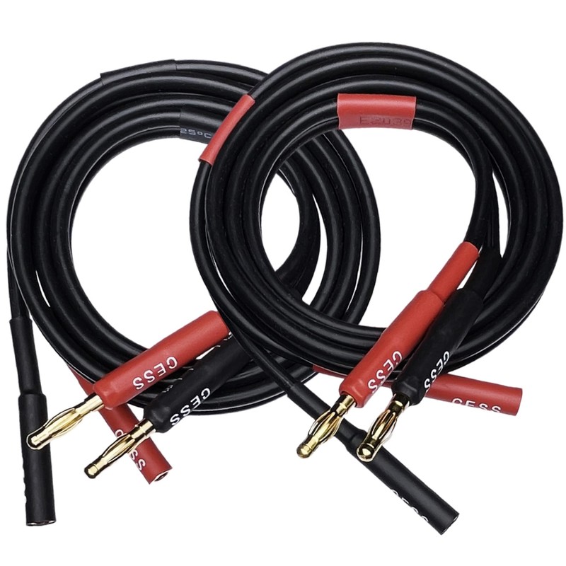 CNCESS CESS-029-3f Banana Extension Cable, 4mm Banana Female to Male,
