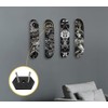 Hikeen 2 Packs Skateboard Wall Mount Skateboard Hanger for Skateboard