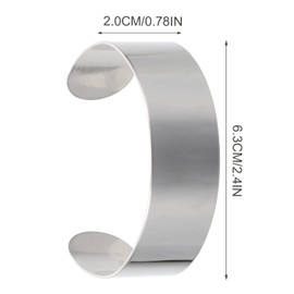 4pcs Stainless Steel Bracelet Blanks for DIY Jewelry Making Durable Cuff Blanks for Engraving and Personalizing Unique