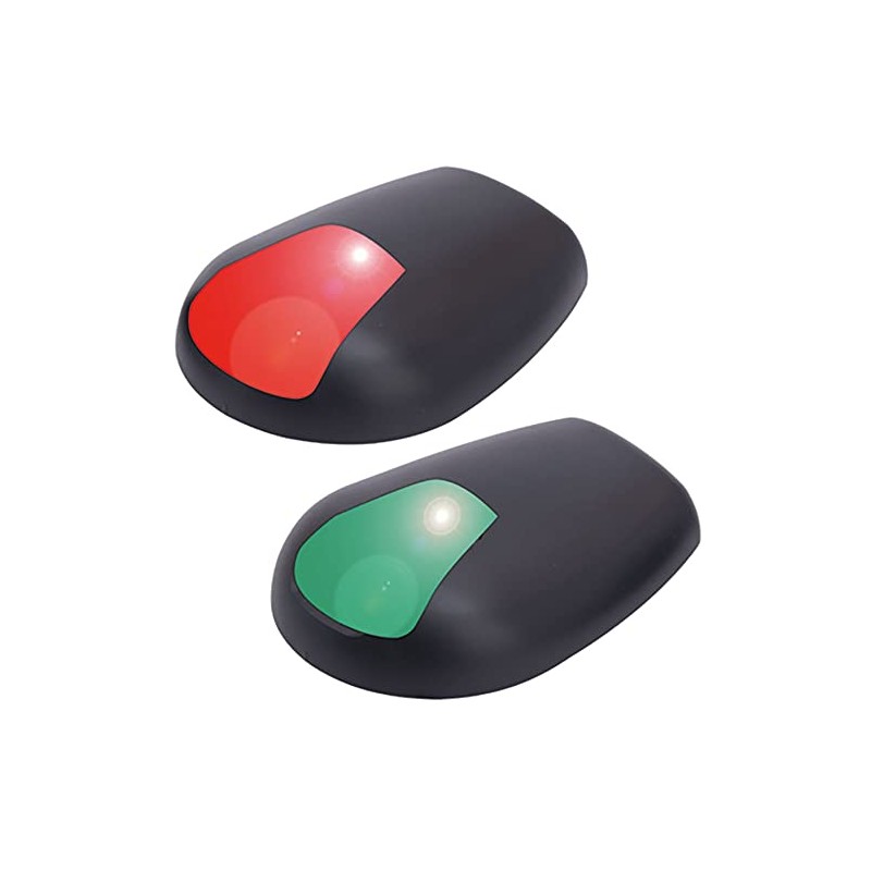 Sea-Dog Black Side Mount LED Navigation Lights - 1 NM
