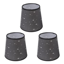 3pcs Fabric Lampshade Modern Star Pattern E14 Lampshade Hand Crafted Star Lamp Shade with Soft Light for Wall Lamp