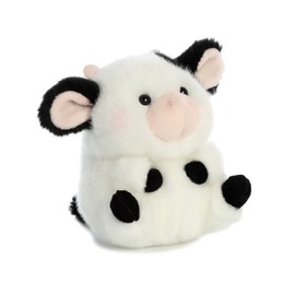 Aurora Lilac Cow Plush Toy 5 Inch Soft Stuffed Animal for Kids and Adults
