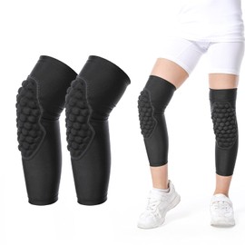 Rodilleras anticolisión unisex largas para niños, coderas, equipo de protección de baloncesto, voleibol, fútbol, bicicleta, lucha, 4-12 años,...      