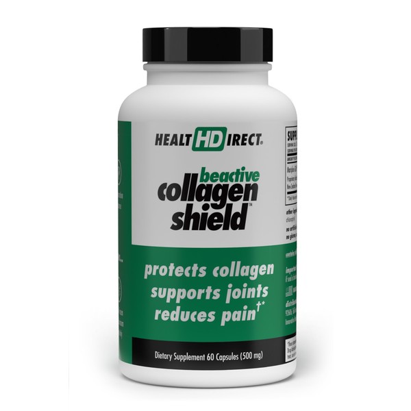 Health Direct - BeActive Collagen Shield - 60 Capsules - Advanced Green-Lipped Mussel Supplement for Collagen Protection - Supports Collagen in Skin, Joints and Muscles