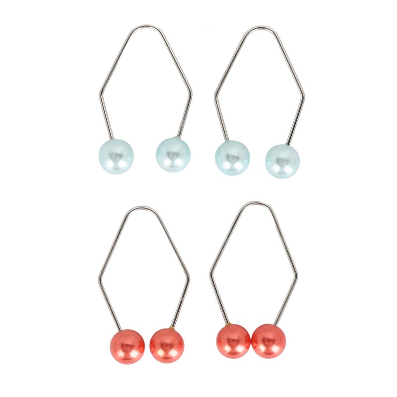 2 Pair Dimple Trainer Piercing Free Easy To Wear Enhanced