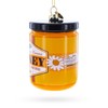 Honey Jar Blown Glass Christmas Ornament