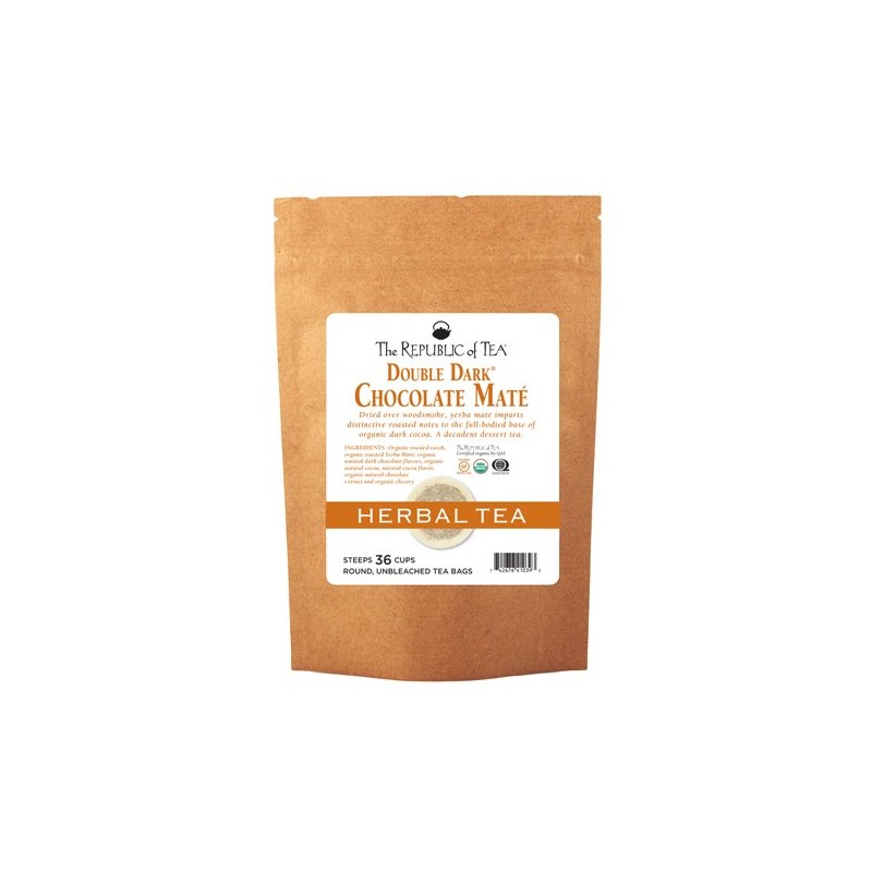 The Republic of Tea Organic Double Dark Chocolate Mate, 36