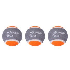 Mountain Paws Dog Tennis Balls High-Visibility & Tough, 3-Pack