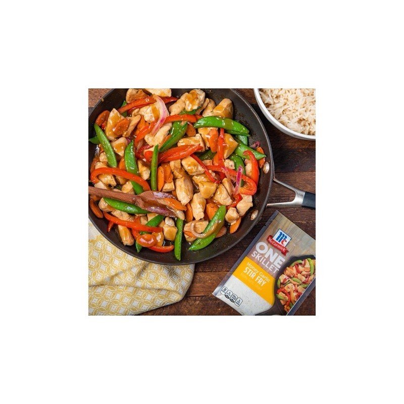 McCormick One Skillet Honey Garlic Stir Fry w/Ginger Seasoning Mix,