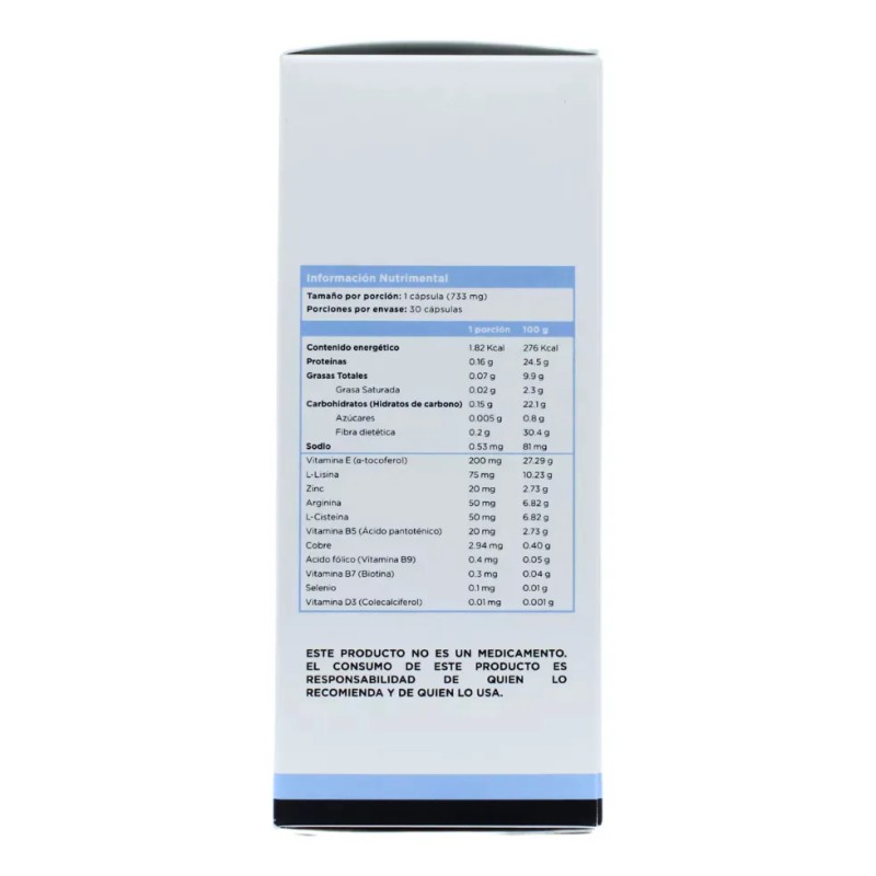 Reve Capilarium Capsulas Suplemento Alimenticio 30 Capsulas Sabor N/a