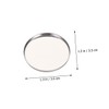Minkissy 50pcs Eyeshadow Tray Round for Makeup Portable Lightweight Eyeshadow