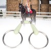 Horse Mouth Bit Stainless Steel Ring Middle Rubber Apple Flavour