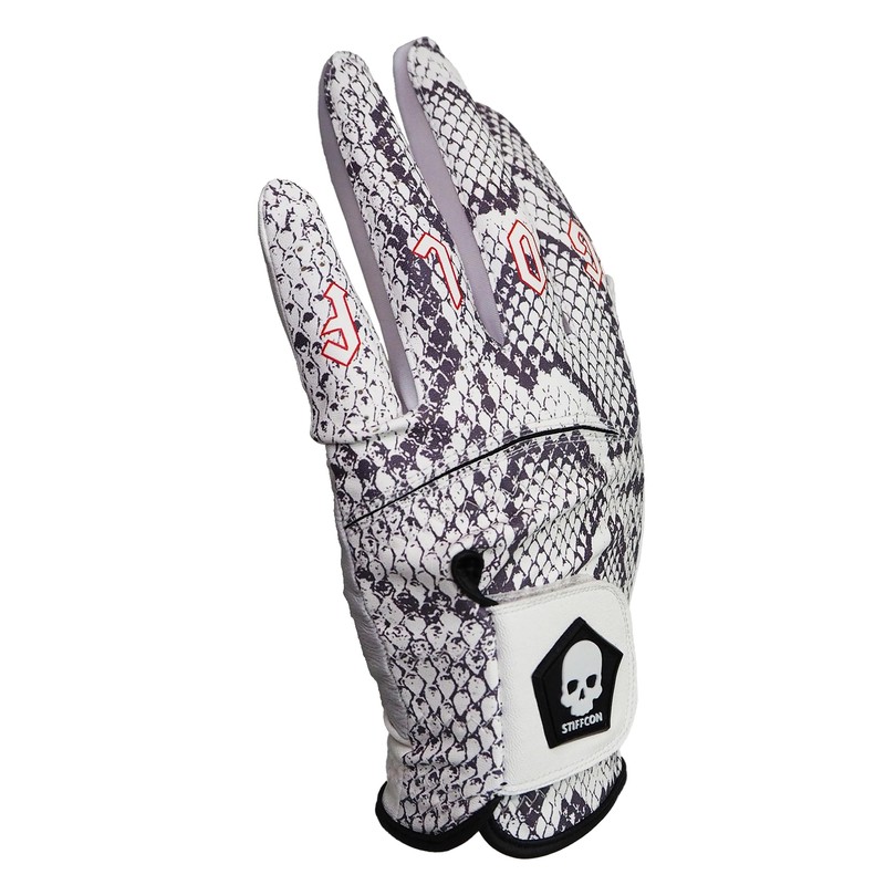 FLUO PYTHON WHITE Mens Golf Glove Left Hand Python White