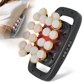 Shineforu 20-Head Massage Gun, 30 Intensity Levels 3 Modes, Deep Tissue Massager with 50KG Force & Noise-Free Motor for Neck Back Legs Shoulders, Portable for Full Body Muscle Recovery