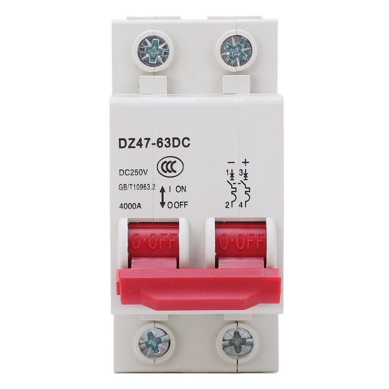 Circuit Breaker 2P Photovoltaic PV DC 4000A Breaking Capacity for