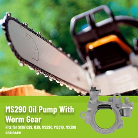Bynor MS290 Oil Pump for Stihl Ms290 Ms390 Ms310 Ms311 Ms391 Ms390 029 039 Chainsaws Replaces 1127 640 3204 1127 640 3200 with Worm Gear