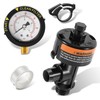 98209800 High Flow Manual Relief Valve Replacement with Pressure Gauge/Air