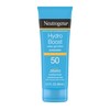 NEUTRGENA Bloqueador Protector Solar 50 SPF Hydro Boost Textura en