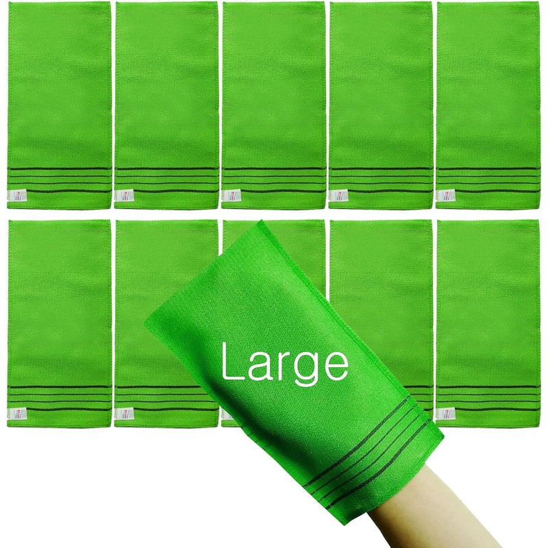 Guante Exfoliante Corporal NOPIGO Verde - Manopla de Rayón para