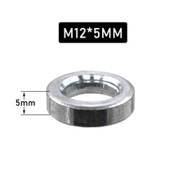 PPR PIT PRO RACING Motorcycle Spacer Axle Washer, M12 Front Or Rear Wheel Spacer Replacement for Dirt Pit Bike Motocross Motorcycle (M12*5mm)