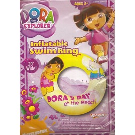 DORA Inflatable Swim Ring 20" (Dora's Day at the Beach)