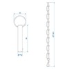 Locking Pin for Parking Supports Made of Galvanised Steel Pin