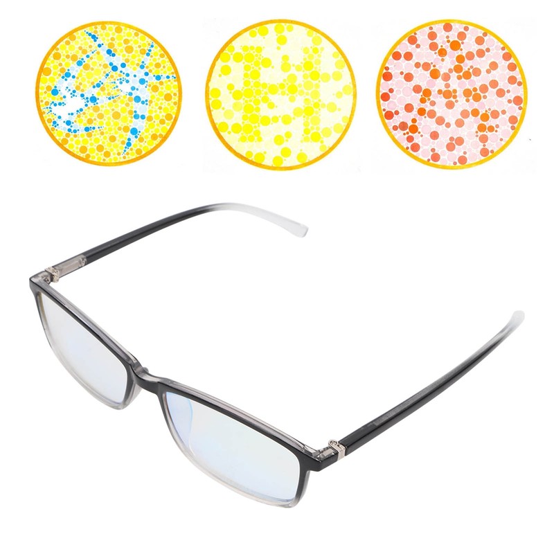 Color Blindness Glasses Double Sided Coating Good Transmittance Color Weakness