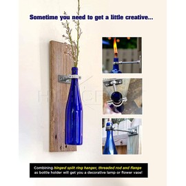 Highcraft PLTG38 Ceiling Flange Hanger Plate Threaded (Pipe), for DYI Plumbing and Industrial Decor, 1-3/8 W x 3-5/16 L, Iron, 3/8 in. Rod (Galvanized), Chrome