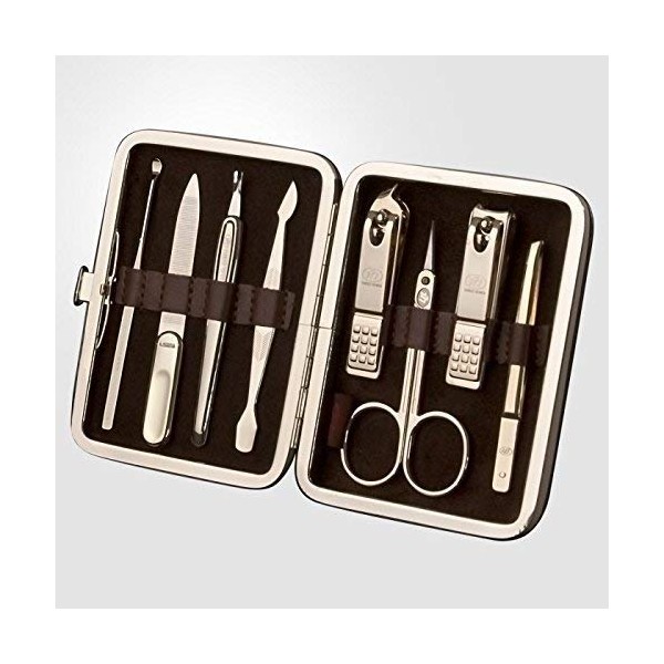 World No. 1. Three Seven (777) Travel Manicure Grooming Kit Nail Clipper Set (8 PCs, TS-391WG), MADE IN KOREA, SINCE 1975.