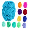 DOITOOL 12Pcs Handmade Wool Yarn Soft and Smooth Knitting String