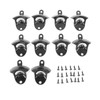 10Pcs Black Beer Bottle Opener Bar Beer Soda Bottle Cap