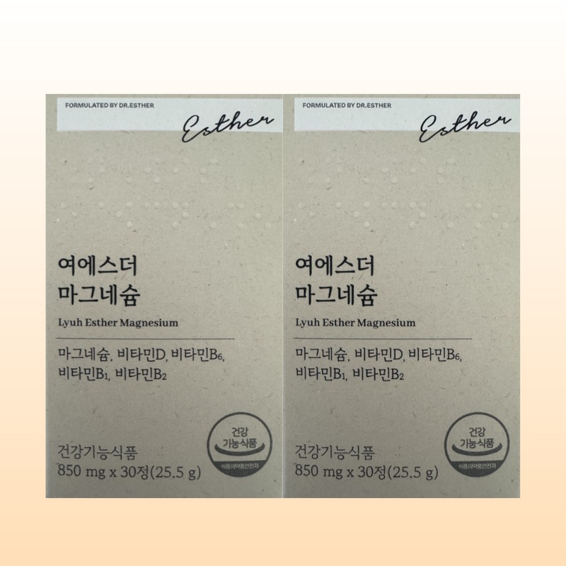 Ye Esther Esther Magnesium Chelate 850mg 30 tablets / 여에스더