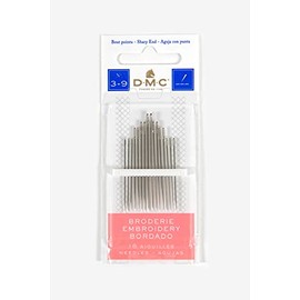DMC 1765-3/9 Embroidery Hand Needles, 15-Pack, Size 3/9