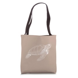 Mocha Brown - Turtle Pet for Turtle Lovers Ocean Turtle Tote Bag