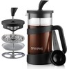 Sivaphe Small French Press 12oz Light-weight Durable High Borosilicate Carafe/Tea