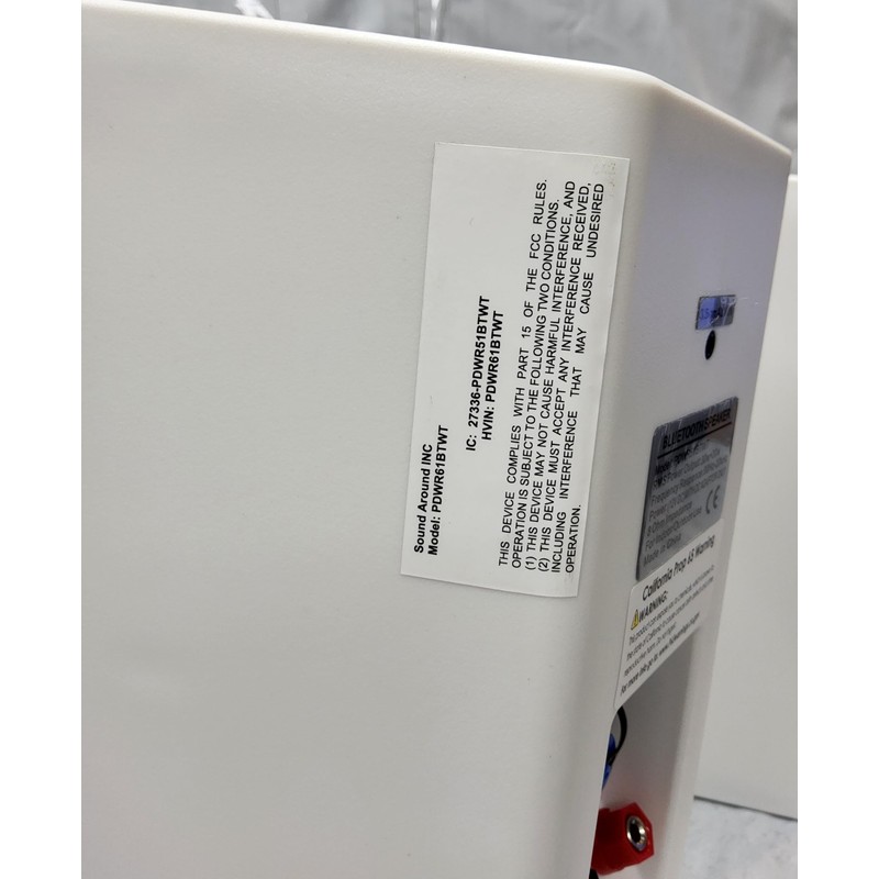 Pyle 6.5 Inch Wall Mount Waterproof Speaker System for Indoor