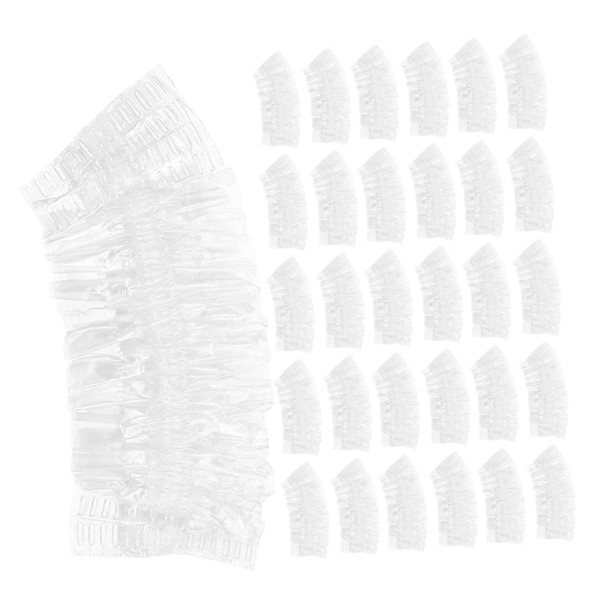 minkissy 100pcs Disposable Ear Covers Clear Ear Shields for Hair