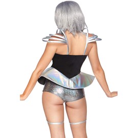 LegAvenue 86852 Uniforms, Women, Silver, M