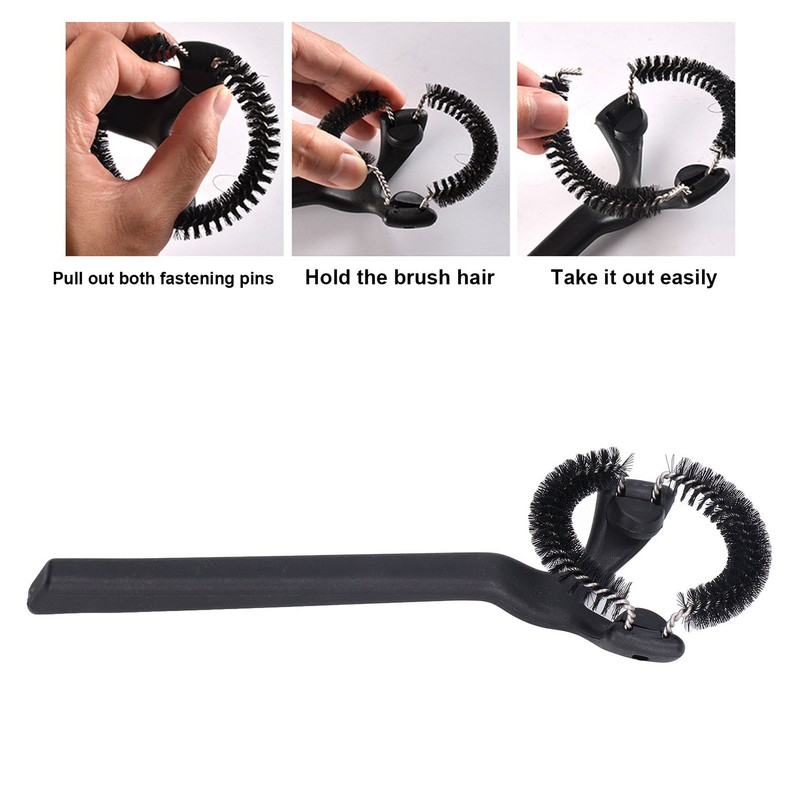 Coffee Machine Cleaning Brush Detachable Prevent Scald Nylon Coffee Pot