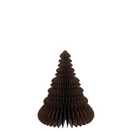 J-Line Large Brown Paper Folding Christmas Tree