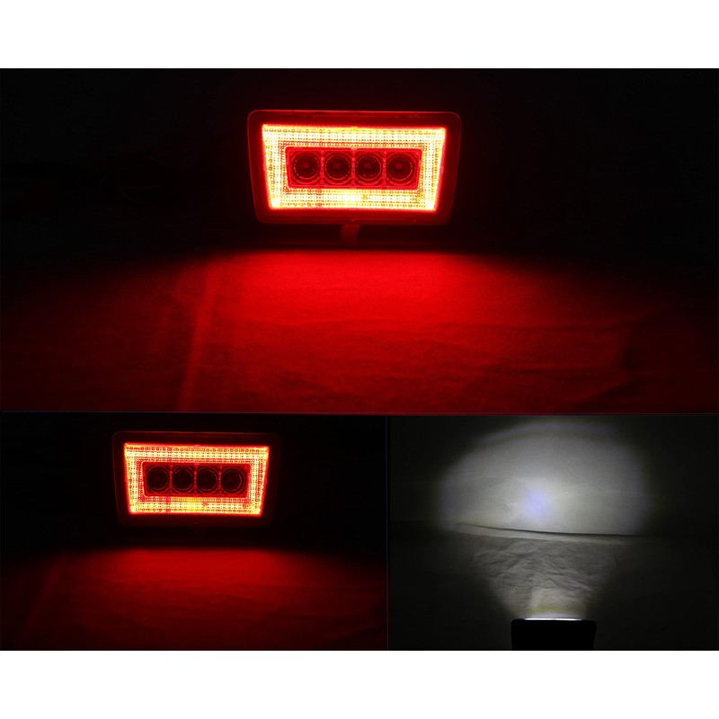 DUNTUO Rear Tail Fog Tail Light For Subaru WRX STi