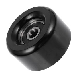 VekAuto 1 Pc Drive Belt Idler Pulley for Nissan Versa 2009-2011 2014-2018,for Nissan Tiida 2009-2012 2016-2018 Iron Black Serpentine Tensioner Pulley Idler
