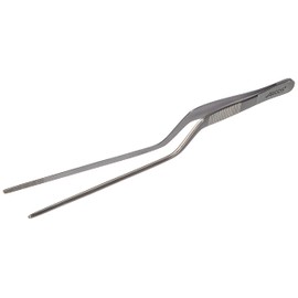 ARCOS Pinze per Impiattare in Acciaio Inossidabile 200 mm – Utensile da Cucina Professionale per Presentazione di Piatti – Colore Argento