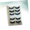 Beavorty 5pairs Cross Thick False Eyelashes Natural Look for Makeup