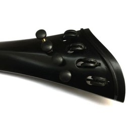 CELLO HARP TAILPIECE with built in LIGHT TUNERS 4/4, Ebony Wood